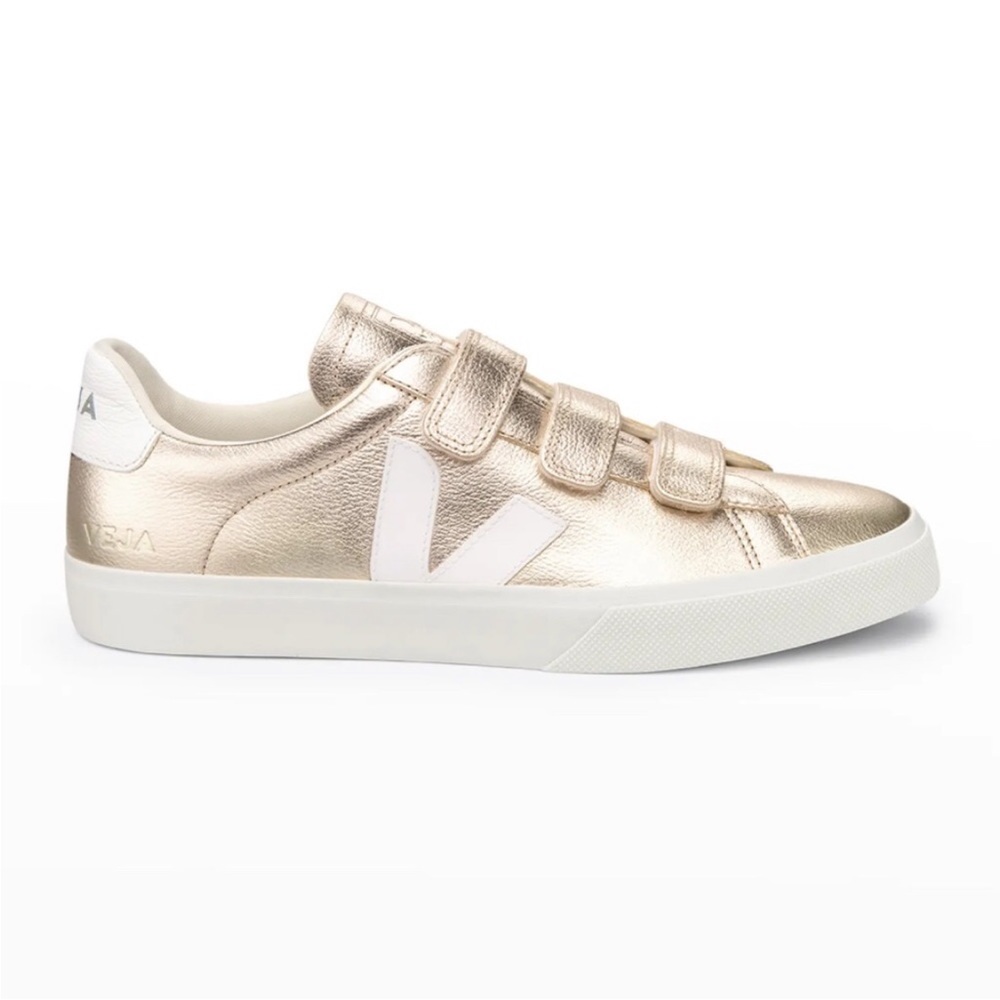 Veja Recife Metallic Grip Trio Court Sneakers 38 EU